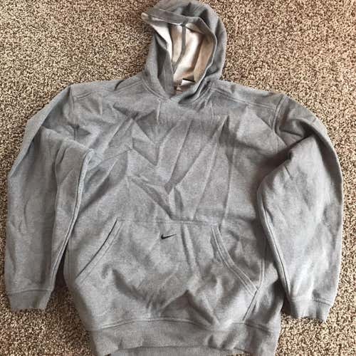 Blank Nike Gray Hoodie (Sorry For The Wrinkles!)