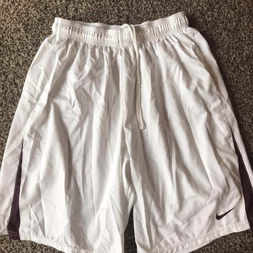 White Nike Game Shorts - NO POCKETS Size: XL