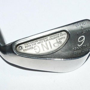 6 Iron Ping Toe Heel Balance Karsten Rh 37.75" Steel Stiff New Grip