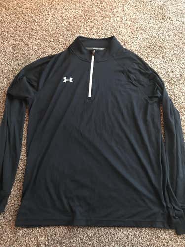 Under Armour 1/4 Zip - Black Size: Large
