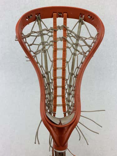 Used Debeer Womens Stick Orange Aluminum Lacrosse Complete Sticks Womens