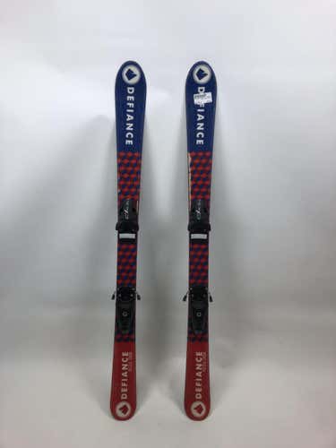 Used Defiance Puzzle 120 Cm Downhill Ski Boys Combo