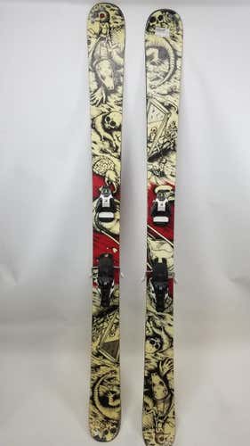 Used K2 Hellbent 185 Cm Downhill Ski Mens Combo