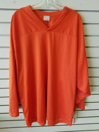 CCM Men's Practice 10200 Practice Hockey Jersey Orange Size Large L  *No Trade*