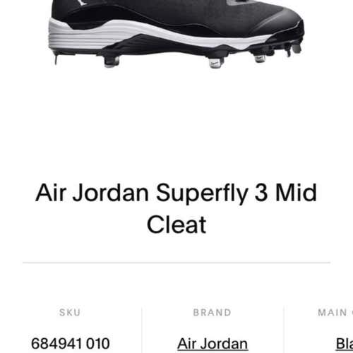 Jordan Cleats Size 14