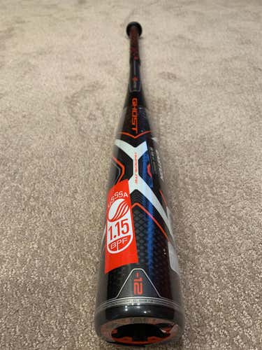 BRAND NEW IN WRAPPER!! Easton Composite Ghost X Hyperlite (-12) 18 oz 30" Baseball Bat