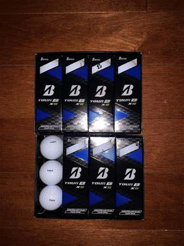 White New Bridgestone Tour B XS 2 Pack Balls