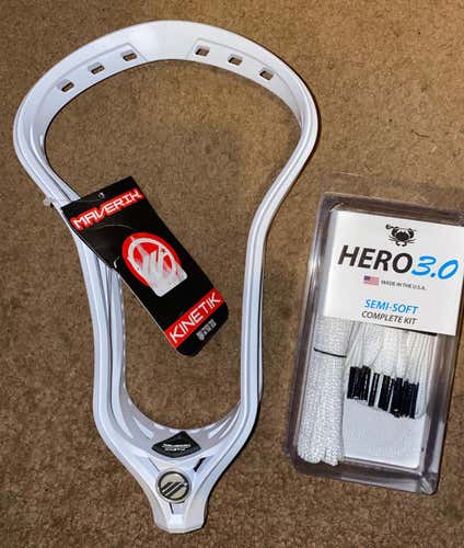 New! Maverik Kinetik Head w Hero 3.0 Mesh!!      No Trades - -