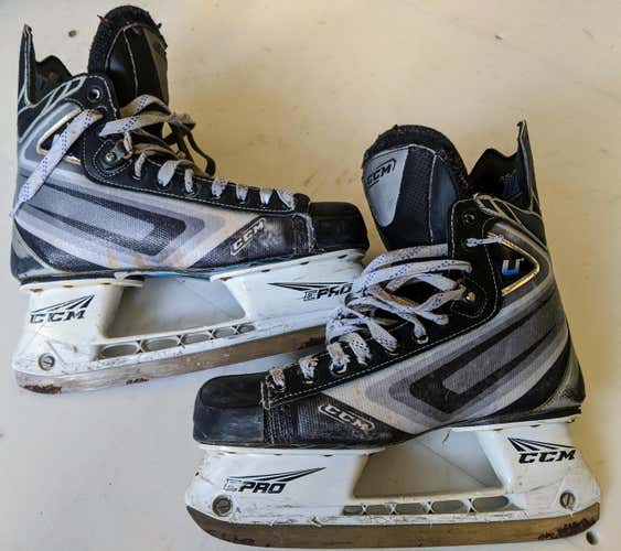 Senior Used CCM U+ 10 Hockey Skates Size 9 1/4
