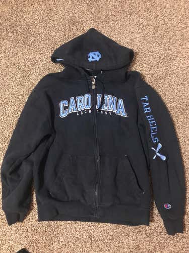 Carolina Tarheels Lacrosse Full Zip Hoodie Size: Medium