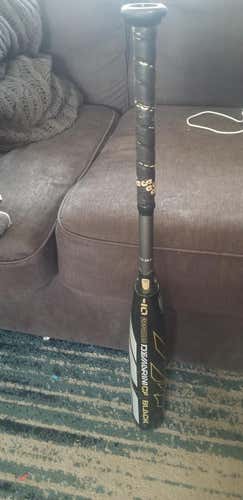 Used USSSA Certified DeMarini Composite CF Zen Black Bat (-10) 20 oz 30"