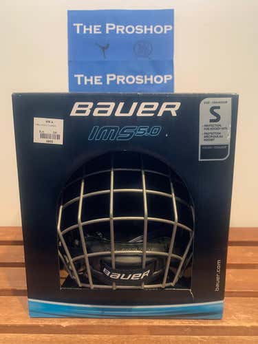 Black New Small Bauer IMS 5.0 Helmet