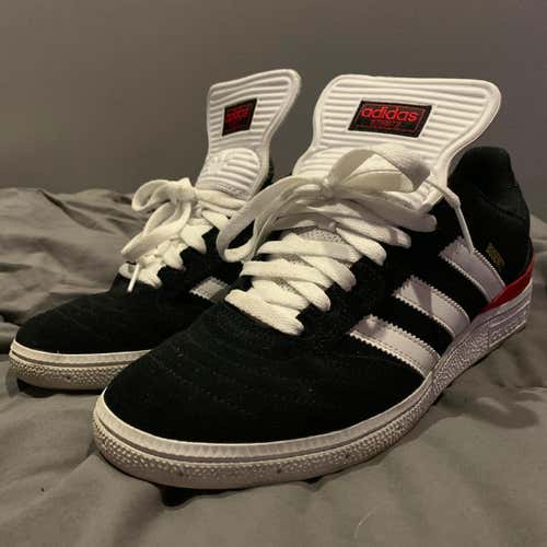 Adidas Busenitz Skateboarding Sneakers Men's Size 8 Black/Red/White