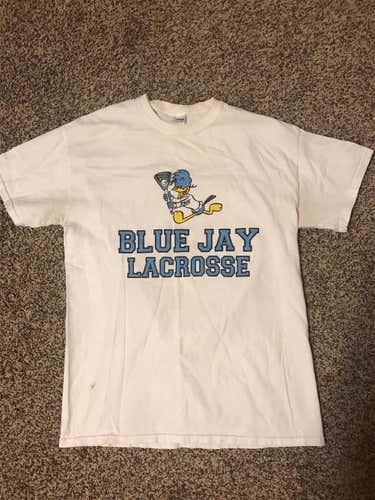 Retro Johns Hopkins Lacrosse Cotton Tee - Size: Medium