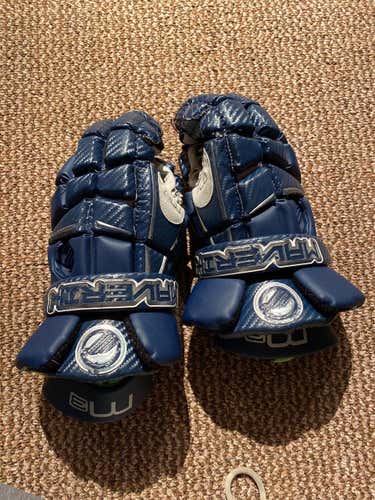 Blue Maverik M3 Lacrosse Gloves 14”