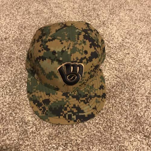 Brewers Memorial Day Fitted Hat Size 7 1/8