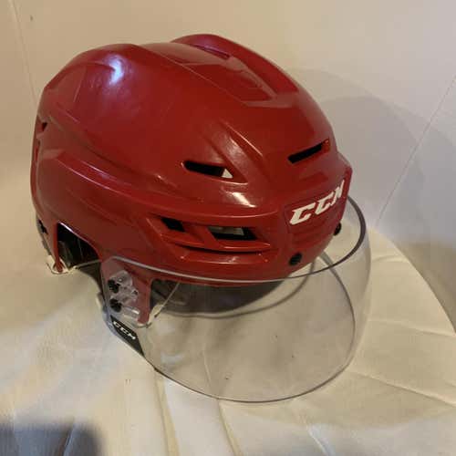 Red Used Medium CCM Resistance Helmet