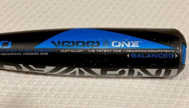 29" DeMarini Voodoo One Alloy Balanced Bat (-10) 19 oz (USSSA)