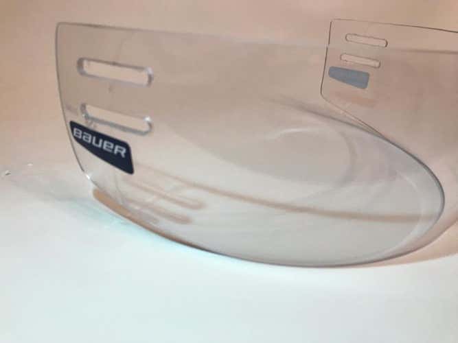 Vancouver Canucks Pro Stock 3in. Curved Bauer Visor Senior **helmet not included**