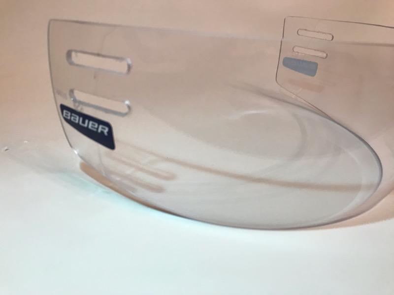 Vancouver Canucks Pro Stock 3in. Curved Bauer Visor Senior **helmet not included**