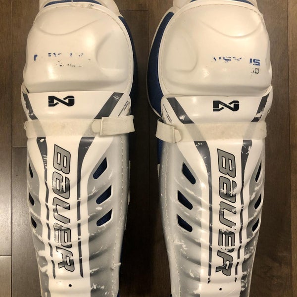 Used Bauer Nexus 8000 Pro Stock Shin Pads