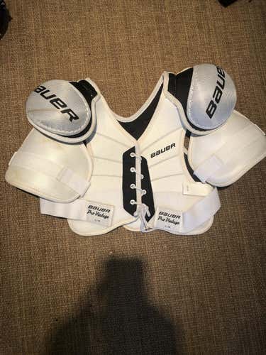 Used Senior Large Bauer Pro Vintage Shoulder Pads