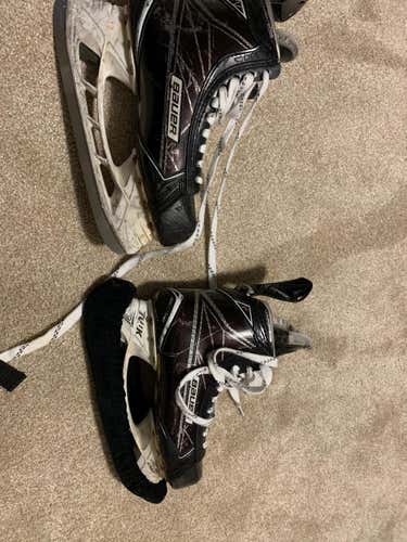 Senior Used Bauer Supreme 1S Hockey Skates D&R (Regular) Size 7 (brand New Blades)