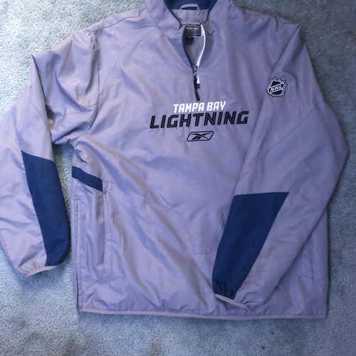 Never Worn Rbk Tampa Bay Lightning Half Zip Warm Up Jacket
