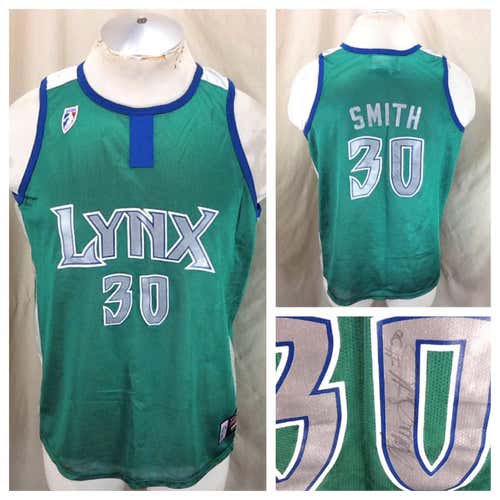 Vintage Minnesota Lynx Katie Smith #30 (Med) Autographed WNBA Basketball Jersey