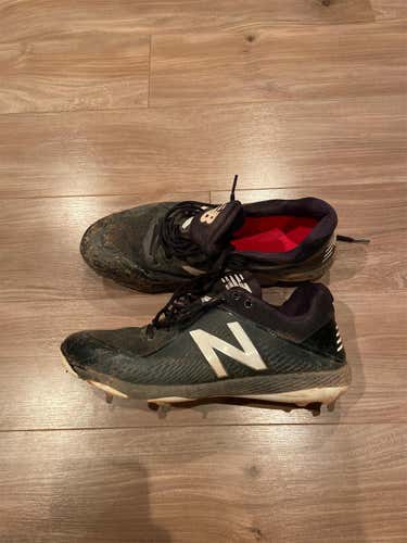 Black Men's Metal Cleats Low Cut