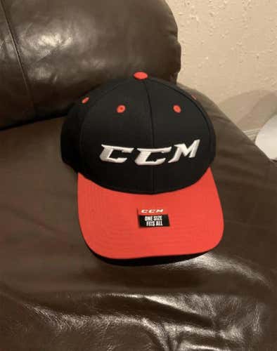 Black New One Size Fits All CCM Hat