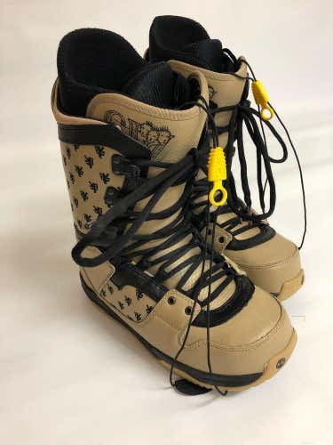 Burton Shaun White Collection Men's Snowboard Boots Shoes, Brown, Size 9