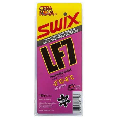 Swix LF7 Violet Low Fluoro Wax-180grams