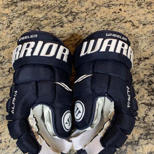 New Blake Wheeler Alpha QX Gloves 14’ Senior Pro Stock