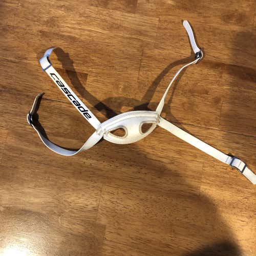 Cascade White Chin Strap.