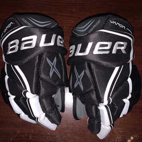 Black Used Bauer Vapor X800 Lite 14" Gloves