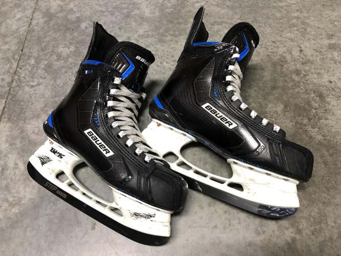 Bauer Nexus 1N Skates Pro Stock Size 8D - Tuuk Lightspeed 2 Holder + Step Blacksteel