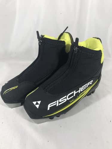 Used Fischer Yt-12 Cross Country Ski Boys Boots