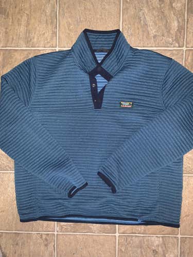 Blue Men's Large LL Bean Sweatshirt And Stx Jacket