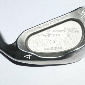 4 Iron Ping Zing Rh 37.25" Steel Stiff New Grip