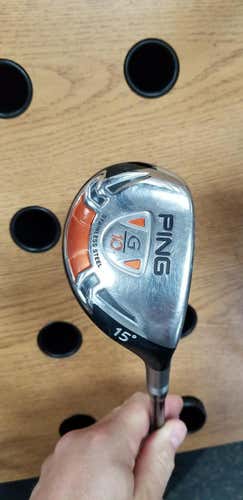 Used Ping G10 3 Wood Graphite Stiff Golf Fairway Woods