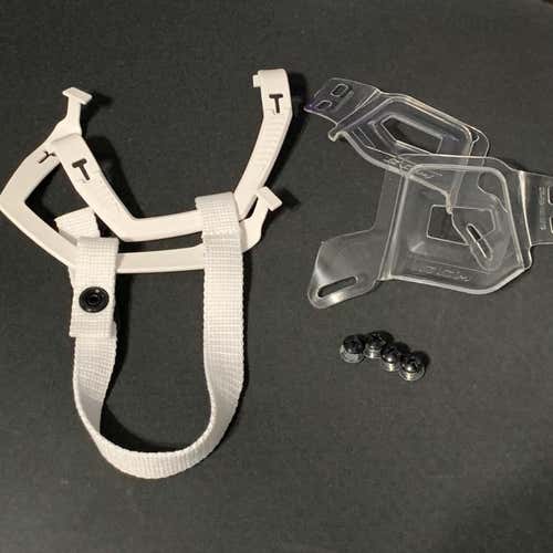 NEW! CCM Tacks 710 Helmet Hardware, Strap, Loops, Ear Protector