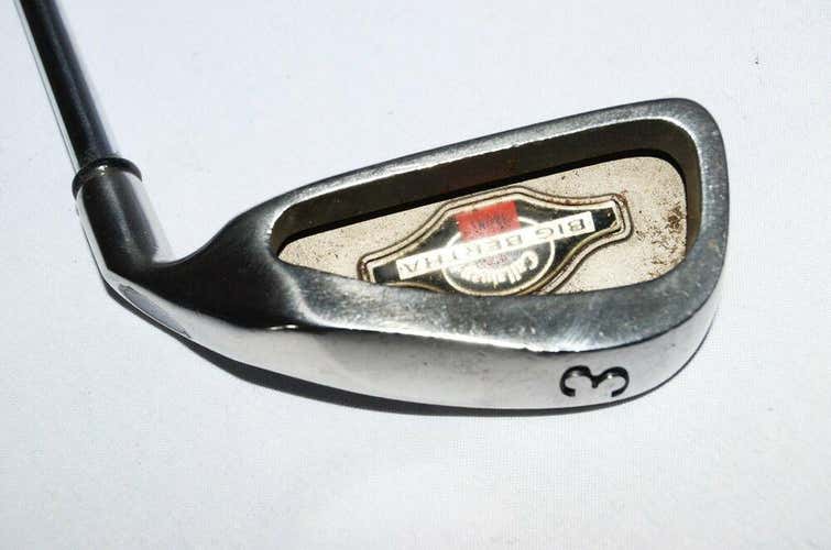 3 IRON CALLAWAY BIG BERTHA RH 38.75" STEEL STIFF NEW GRIP