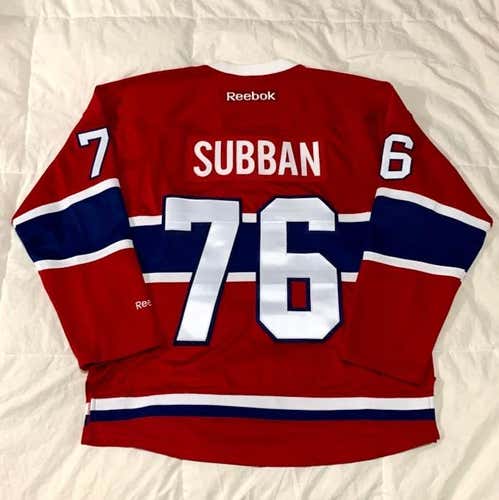 PK SUBBAN Reebok Montreal Canadiens Jersey