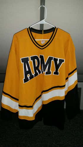 Vintage 90's NCAA Army West Point Cadets Black Knights Extra Large CCM Hockey Jersey