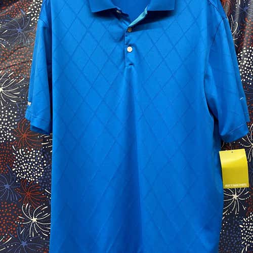 Blue Men's Large Nike Golf Polo-144321
