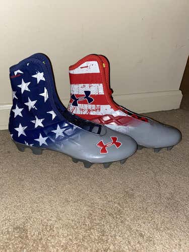 New USA Flag Under Armour Cleats