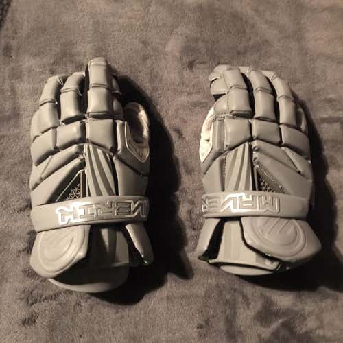 Gray New Player Maverik Max 13" Lacrosse Gloves