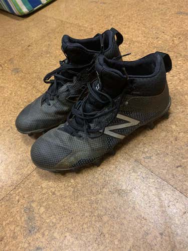 Black Unisex Molded Cleats High Top