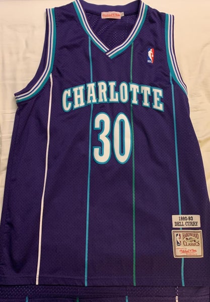 Dell Curry Charlotte Hornets Jersey